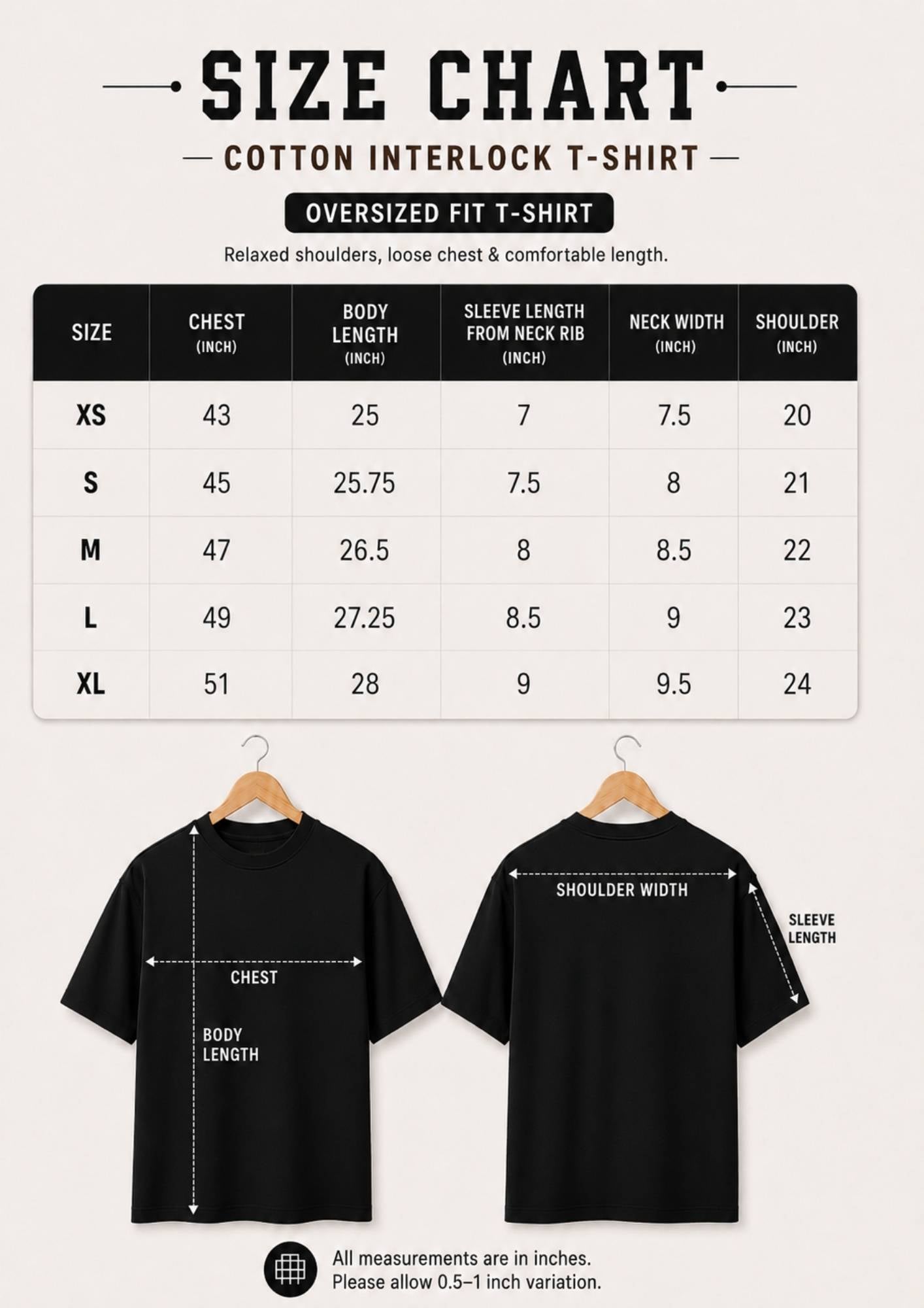 100% COTTON INTERLOCK BLACK
