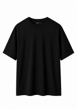 100% COTTON INTERLOCK BLACK