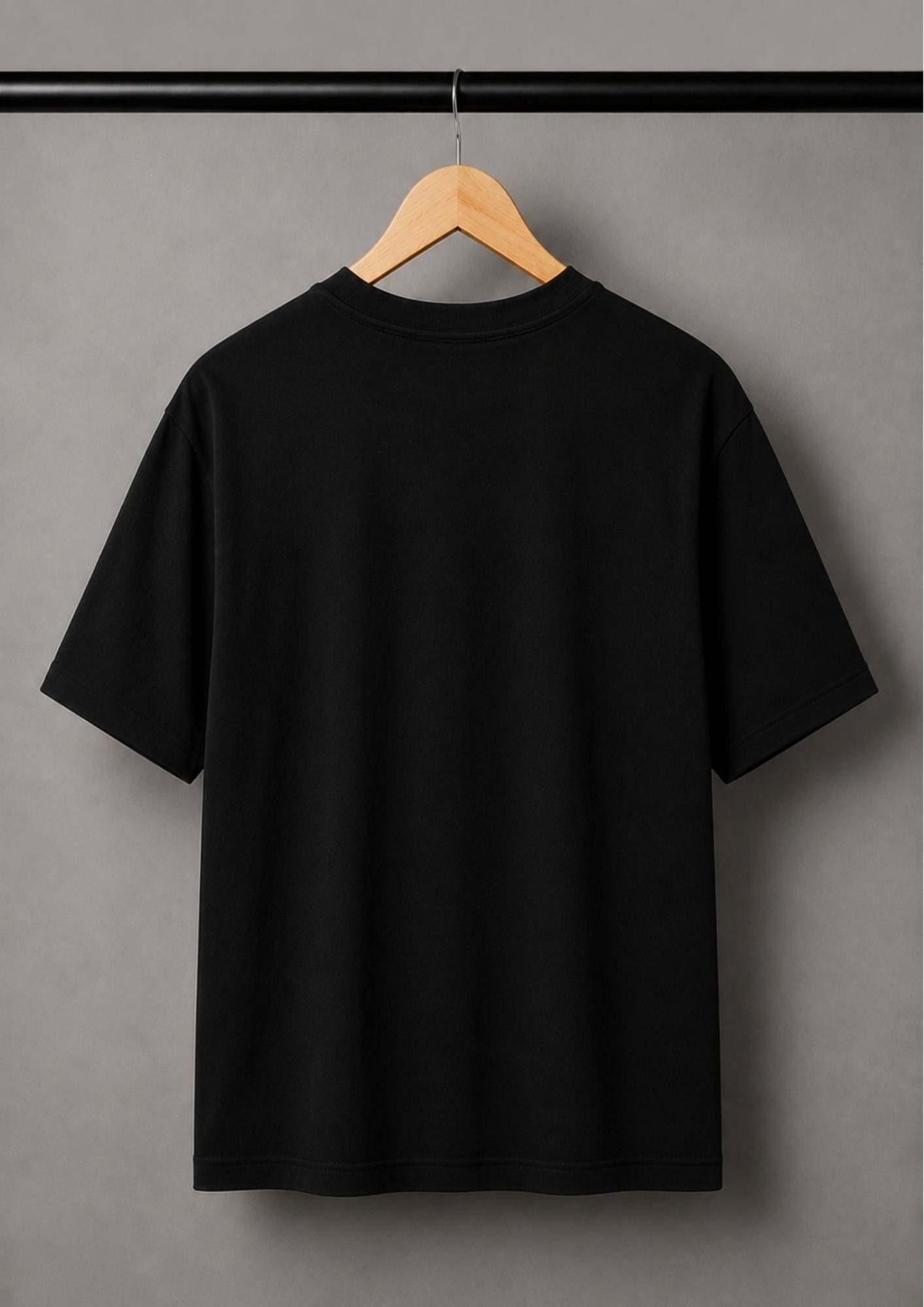 100% COTTON INTERLOCK BLACK