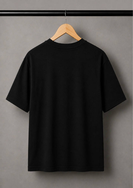 100% COTTON INTERLOCK BLACK