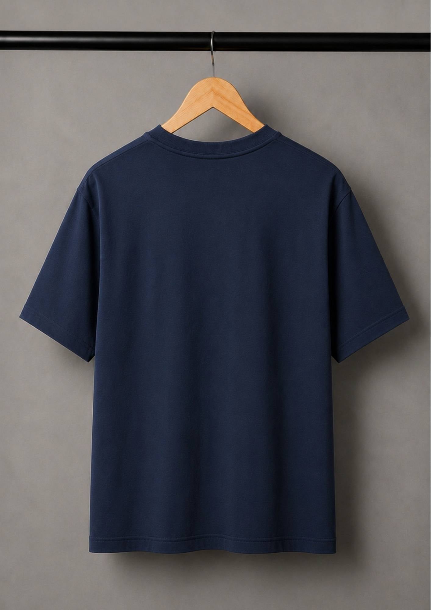100% COTTON INTERLOCK BLUE