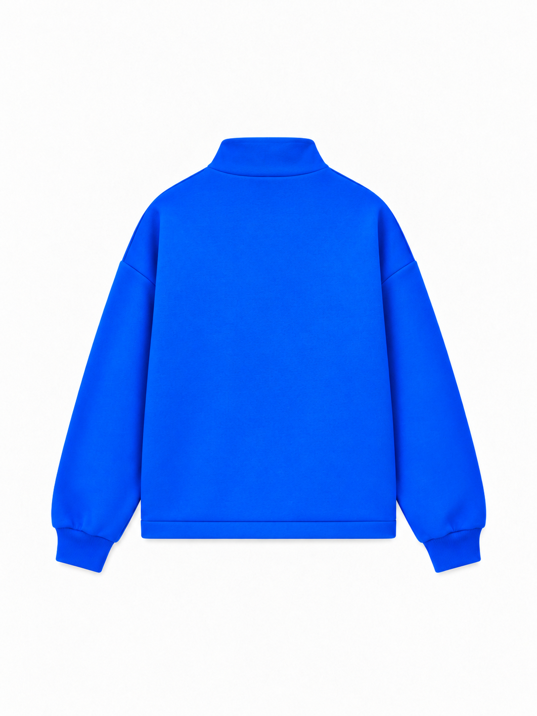 Oversized Stand Collar Zip-Up Jacket