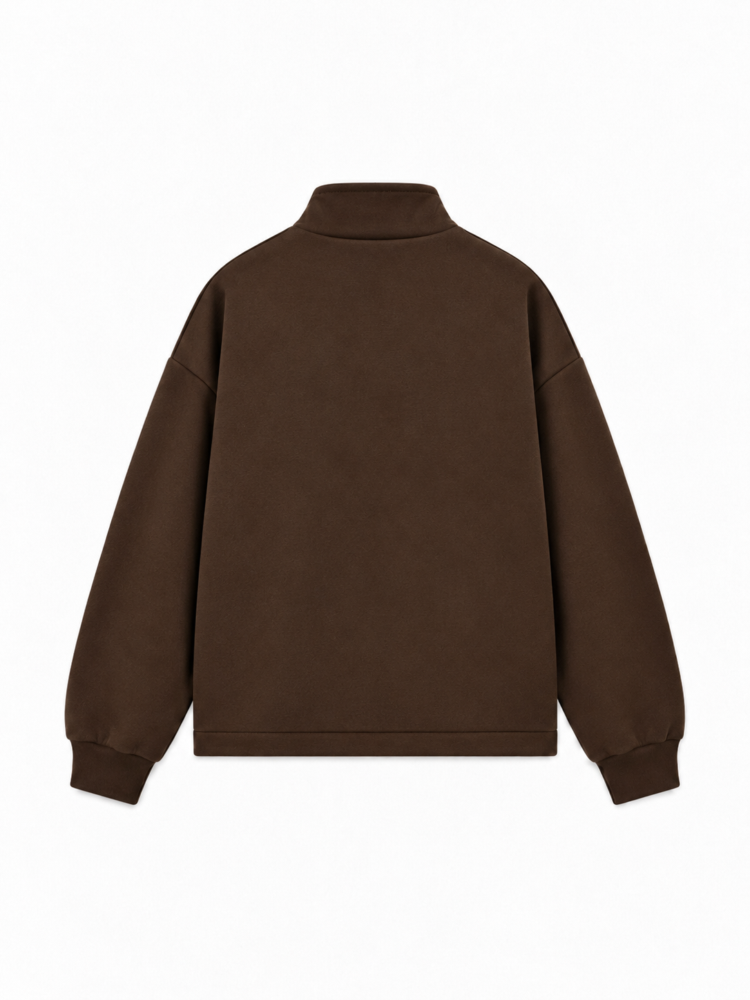 Oversized Stand Collar Zip-Up Jacket