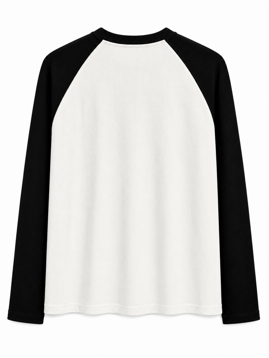 OUTLANDRER Waffle-Knit Full-Sleeve Henley – Relaxed Fit